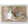 Damskie sandały Tommy Hilfiger espadryle -FW0FW06180 Light Gold -jasny beż