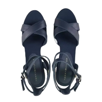 Damskie sandały espadryle Tommy Hilfiger - Wedge Sandal FW0FW06303