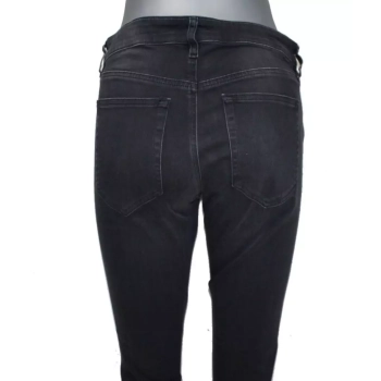 Damskie jeansy Diesel Slandy - Super Slim Skinny Regular Waist Stretch - 069BU-00SXJM - czarne rurki