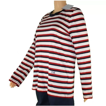 Damska bluzka Tommy Hilfiger -Essential Bold ST -WW0WW25565 paski