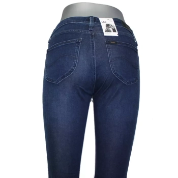 Jeansy damskie Lee Scarlett -Skinny -Polished Indigo L526RKKD granatowe rurki