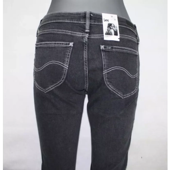 Spodnie jeansowe Lee Scarlett -Skinny L526YGCM szare rurki