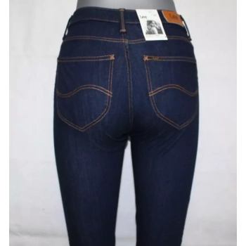 Damskie jeansy Lee Scarlett High L626HA45 One Wash rurki