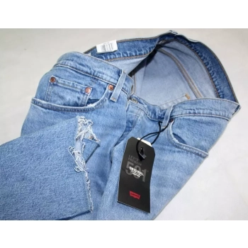 Damskie jeansy Levi's 501 Original Cropped -High -Straight -7/8 -859530000