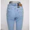 Levi's 711 Skinny - jeansy damskie jasne rurki 188810550