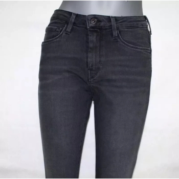 Damskie jeansy Pepe Jeans Regent -Skinny High czarne rurki PL200398EC50