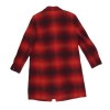 Damski płaszcz Tommy Hilfiger -Wool Blend Check Classic Coat -WW0WW31740 -czerwona kratka