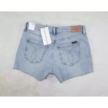 Spodenki jeansowe damskie Calvin Klein Jeans -Mid Rise Short -J20J215902-1AA