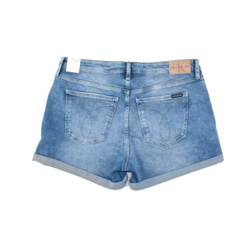 Spodenki damskie Calvin Klein Jeans -Mid Rise Short - J20J215904-1BJ