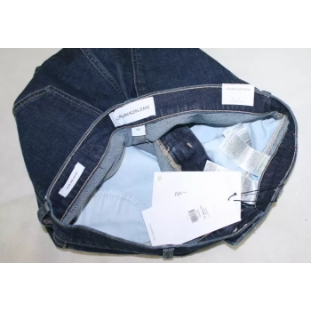 Spodenki damskie Calvin Klein Jeans - Denim Dark -J20J216488 -wysoki stan