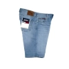 Spodenki damskie Tommy Jeans -Bermuda Tess -Light Blue Stretch DW0DW10531