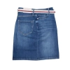 Spódnica jeans Tommy Hilfiger Rome -High Waist Lea Skirt WW0WW32974 z paskiem