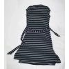 Sukienka Tommy Jeans -Belted Stripe Dress DW0DW09935-BDS -czarna w paski