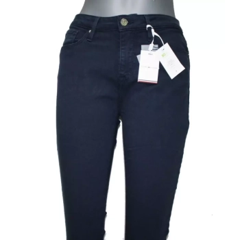 Jeansy Tommy Hilfiger Como granatowe jegginsy 7/8 -WW0WW24490