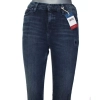 Tommy Jeans Nora rurki - Haku Dark Blue Stretch - DW0DW07310 jeansy damskie