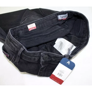 Tommy Jeans czarne rurki Cs159-130cL