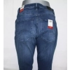 Spodnie jeansowe Tommy Jeans Santana rurki Neddle Dark Blue DW0DW05010