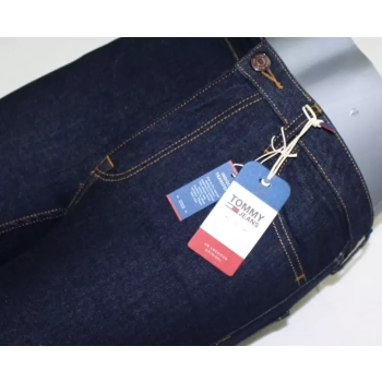 Tommy Jeans Santana jeansy damskie rurki Ray Rinse Blue Stretch DW0DW05421