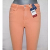 Jeansy Tommy Jeans Sylvia -rurki Melon Orange Stretch DW0DW08220