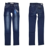 Spodnie jeansowe damskie Wrangler Caitlin - Regular - Scuffed Indigo W24CX134D