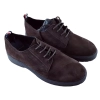 Półbuty męskie Tommy Hilfiger - Core Suede Shoe FM0FM04677-GT6 Cocoa - skóra prawdziwa zamszowa - ciemny brąz