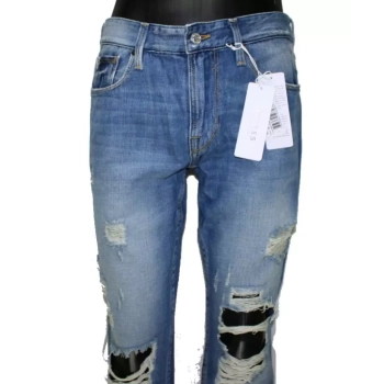 Męskie jeansy Guess -Slim Low M72AS2R2DU0 same dziury