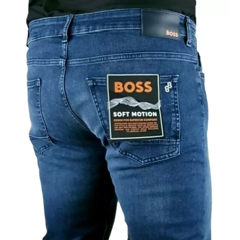 Męskie jeansy Hugo Boss Orange - Delaware Slim Fit - Soft Motion - 50496601