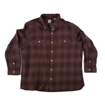 Koszula Levi's -Jackson Overshirt Relaxed 868960005 Huckleberry brązowa kratka