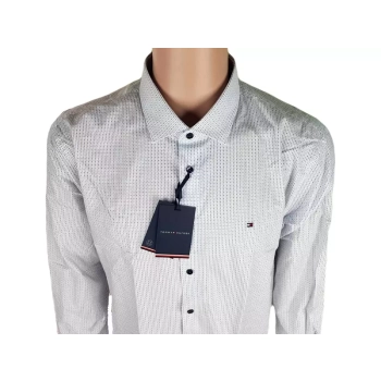 Męska koszula Tommy Hilfiger - Slim Fit Shirt - MW0MW29147