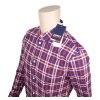 Koszula męska Tommy Jeans -Stretch Poplin Check Shirt - Slim Fit -DM0DM11328