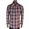 Męska koszula Tommy Jeans -Twilight Navy Multi Check -kratka - DM0DM13041-C87