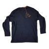 Boss Orange męski Longsleeve Tempest Slim Fit 50472309 szaro-granatowy