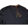 Boss Orange męski Longsleeve Tempest Slim Fit 50472309 szaro-granatowy