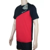 Męska koszulka Tommy Hilfiger - Primary Red MW0MW17281 -czerwono-czarna