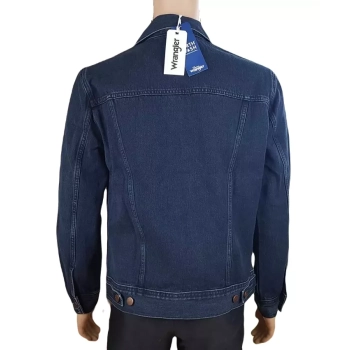 Męska kurtka jeansowa Wrangler Authentic Jacket - W410YN29H - Coalblue Stone