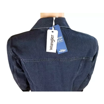 Męska kurtka jeansowa Wrangler Authentic Jacket - W410YN29H - Coalblue Stone