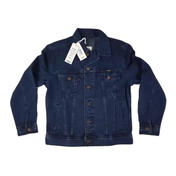 Męska kurtka jeansowa Wrangler Authentic Jacket - W410YN29H - Coalblue Stone