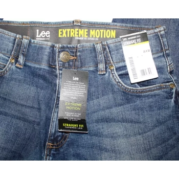 Spodnie jeansowe Lee Straight Fit -Extreme Motion L71WTHPU -Maddox