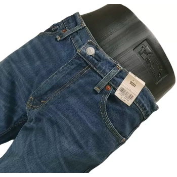 Męskie jeansy Levi's 511 Slim - Stretch Below Waist - 045111163 Dark Indigo Worn In