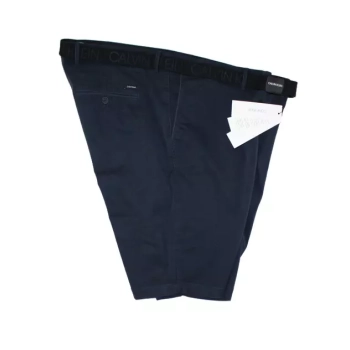 Spodenki z paskiem Calvin Klein -Slim -Calvin Navy granatowe K10K107758-DW4