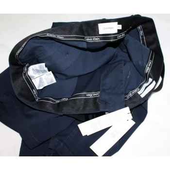 Spodenki z paskiem Calvin Klein -Slim -Calvin Navy granatowe K10K107758-DW4