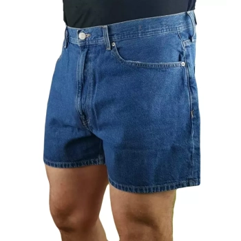 Męskie krótkie spodenki Tommy Jeans - Denim Beach Short - DM0DM16291-1A5 Denim Medium