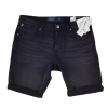 Męskie krótkie spodenki Tom Tailor - Josh Shorts - czarny jeans - Regular Slim Comfort Denim - 1035655