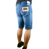 Męskie spodenki jeans Wrangler Colton Shorts - W16CXPZ35 Blue Fortex