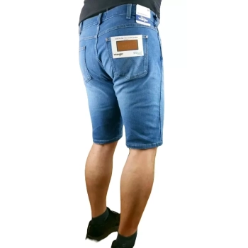 Męskie spodenki jeans Wrangler Colton Shorts - W16CXPZ35 Blue Fortex