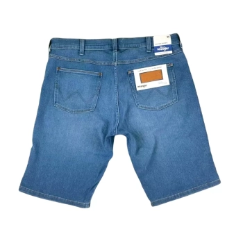 Męskie spodenki jeans Wrangler Colton Shorts - W16CXPZ35 Blue Fortex