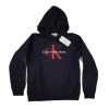 Bluza CALVIN KLEIN JEANS - Seasonal Monogram Regular Hoodie - J30J320805 - czarna