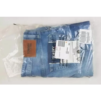 Jeansy męskie Tommy Jeans Austin - Slim Tapered - Wilson Light Blue Stretch - DM0DM09555-1AB