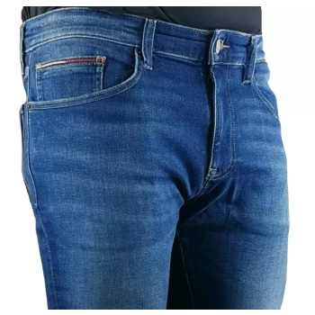 Męskie jeansy Tommy Jeans Austin - Slim Tapered - DM0DM15557-1A5 Denim Medium 02