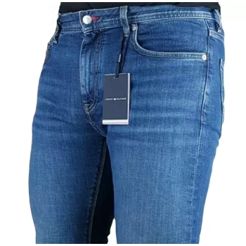 Tommy Hilfiger Bleecker MW0MW18854 jeansy męskie Slim Fit - Austin Indigo